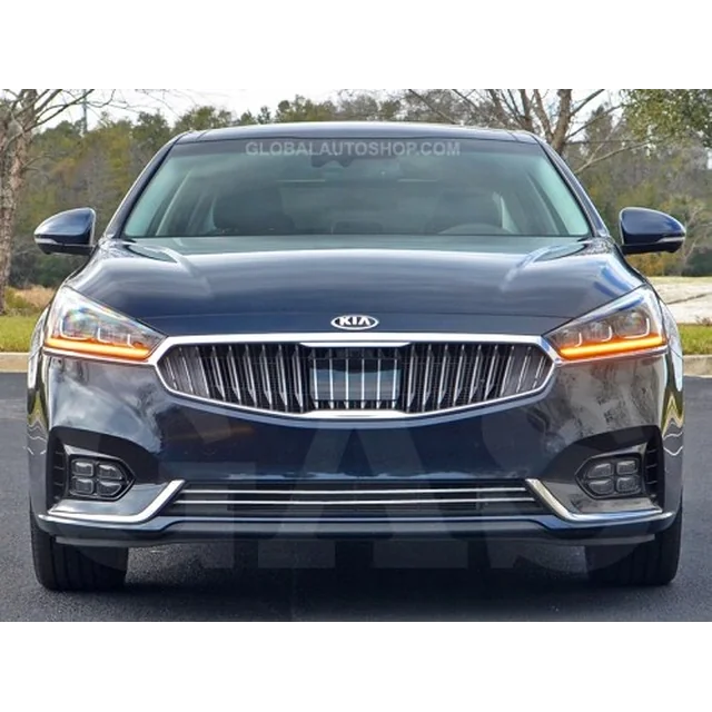 Kia Cadenza - Chrome Strips Grill Chrome Dummy Bumper Tuning