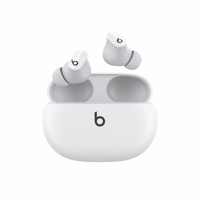 Beatsbydre Studio Buds Bluetooth ausinės su mikrofonu baltas