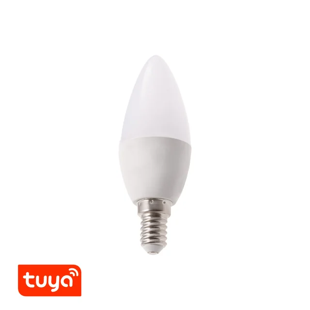 Bec LED SMART T-LED E14 Tuya RGBCCT TU5W Varianta: Bec LED SMART E14 Tuya RGBCCT TU5W, Culoare_luminoasă: RGBCCT