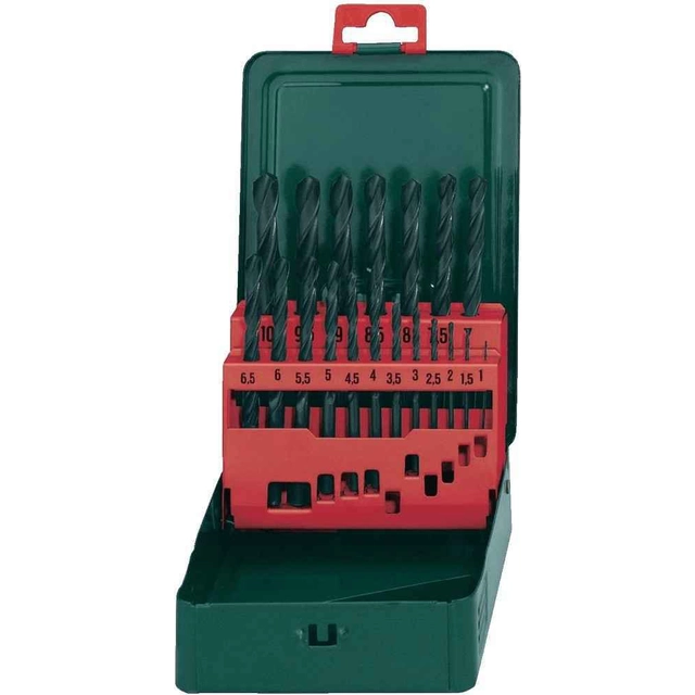 Drill set for metal Metabo &quot;SP&quot;19 (627151000), 1 -10 hmm,19 pcs