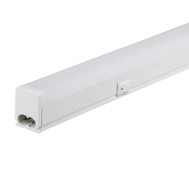 Bela LED letva - vgrajena - T5 - Samsung - IP20 - 16W - 1600 lumnov - 3000K - 5 let