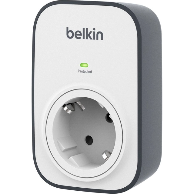 Belkin apsaugos nuo viršįtampių maitinimo juosta 1 lizdas baltas (BSV102VF)