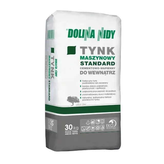 Belső cement-mész gépi vakolat Standard Dolina Nidy 30kg