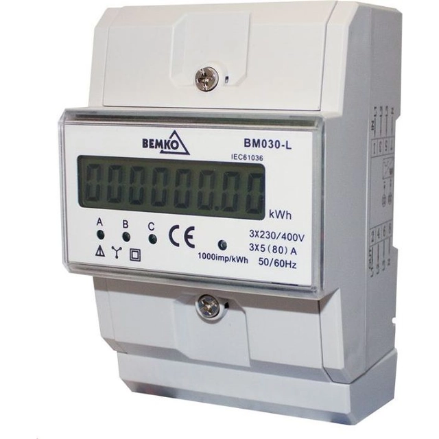 Bemko enerģijas indikators 3 fāze 5-80A (A30-BM030-L)