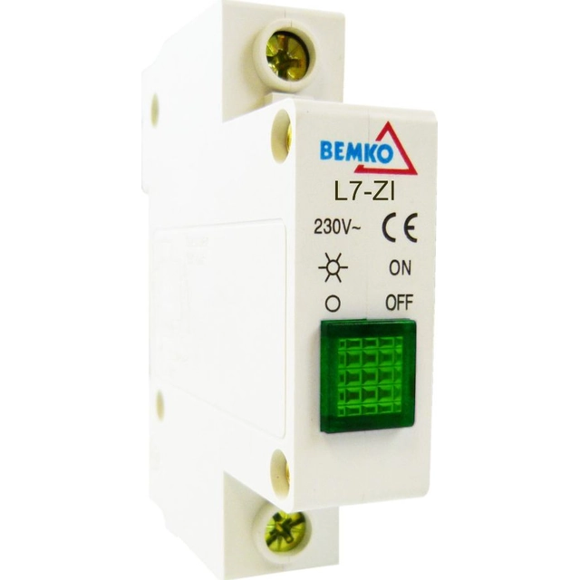Bemko LED sygnalizacyjna1-fazowa green Phase presence indicator lamp A15-L7-ZI Bemko 2006