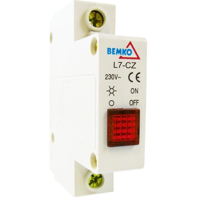 Bemko Signallys 1-fazowa rødt Indikatorlys for fasetilstedeværelse A15-L7-CZ Bemko 2013