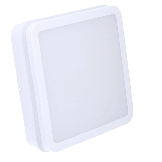 BENO NW-L-SE W plafond 220mm 18W 4000K 1550lm IP54 vierkant wit met bewegingssensor