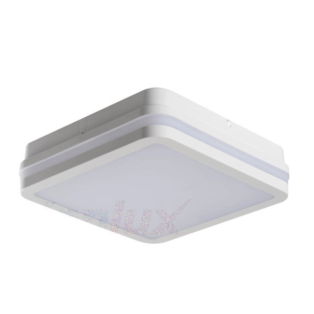 BENO NW-LW plafond 220mm 18W 4000K 1550lm IP54 firkantet hvid