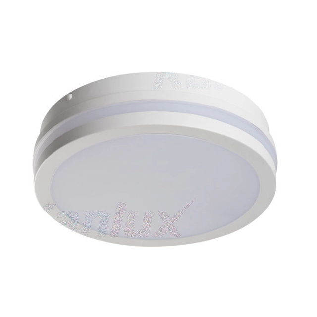 BENO NW-OW plafond 220mm 18W 4000K 1550lm IP54 rond blanc