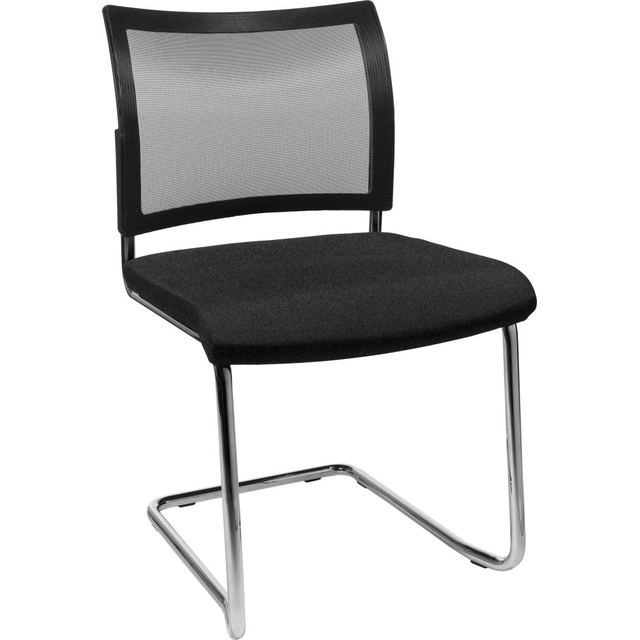 Bes.-Chair Visit20 with padding/net, black