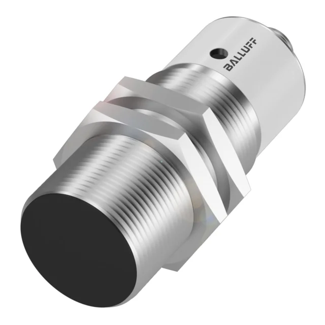 BES02F1 | Inductive sensor, diameter M30, sn=10 mm, built-in front, PNP/NO, power supply 10-30 VDC, connector M12, 300 Hz, L=83 mm