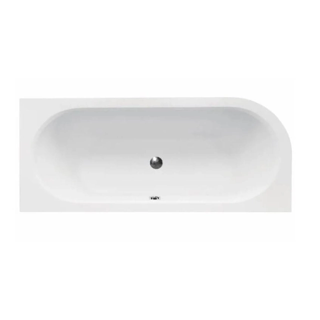 Besco Avita Slim asymmetric bathtub 160x75 right - ADDITIONALLY 5% DISCOUNT ON CODE BESCO5