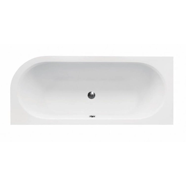 Besco Avita Slim asymmetrisk badekar 160x75 tilbage - YDERLIGERE 5% RABAT FOR KODE BESCO5