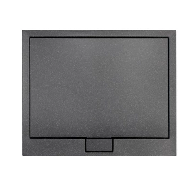 Besco Axim Ultraslim rechteckige Duschwanne 120 x 80 cm schwarz - zusätzlich 5% RABATT mit Code BESCO5