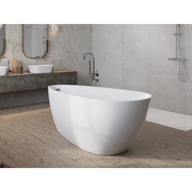 Besco Goya a-line bathtub, 170x80cm chrome + graphite covers