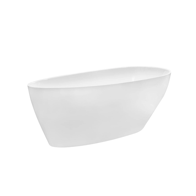 Besco Goya Freestanding Bathtub 160 in a chrome click-clack set - ADDITIONALLY 5% DISCOUNT ON CODE BESCO5