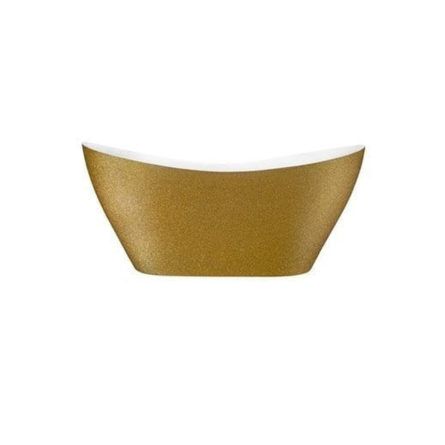 Besco Goya Glam fritstående badekar 140 XS guld - yderligere 5% RABAT med kode BESCO5