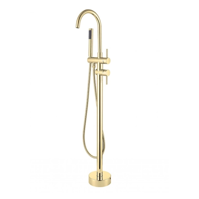 Besco Illusion I free-standing bathtub faucet, gold - additional 5% DISCOUNT with code BESCO5