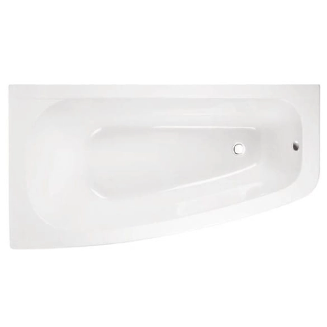 Besco Luna asymmetric bathtub 150x80 left - ADDITIONALLY 5% DISCOUNT FOR CODE BESCO5