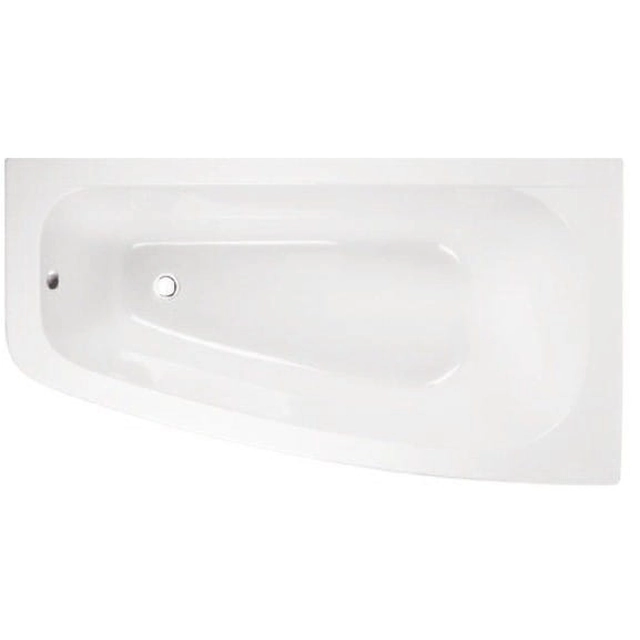 Besco Luna asymmetrisk badekar 150x80 højre - YDERLIGERE 5% RABAT PÅ KODE BESCO5