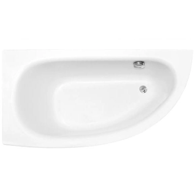 Besco Milena Premium asymmetrisk badekar 150x70 tilbage - YDERLIGERE 5% RABAT FOR KODE BESCO5