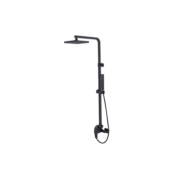 Besco Modern / Varium exposed black matt shower set - ADDITIONALLY 5% DISCOUNT FOR CODE BESCO5