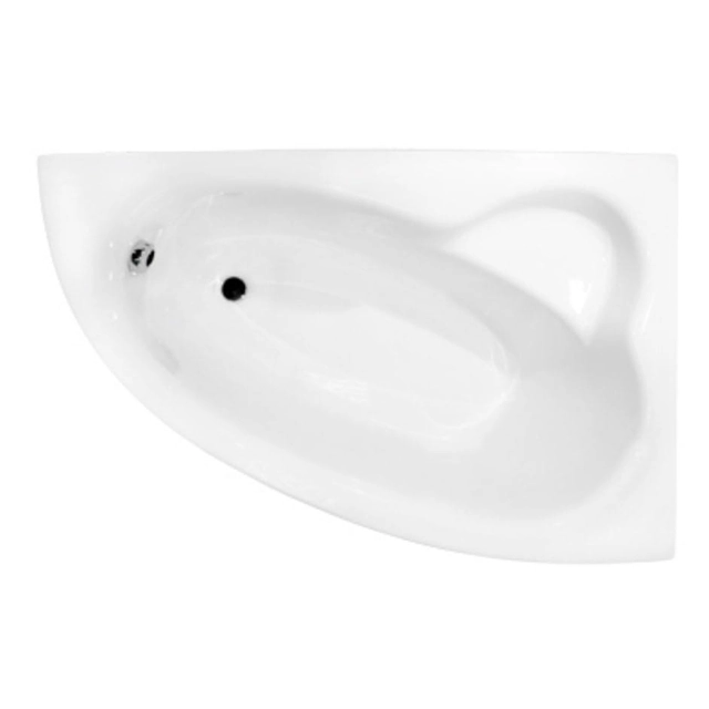 Besco Natalia asymmetrische Badewanne 150x100 rechts - ZUSÄTZLICH 5% RABATT FÜR CODE BESCO5