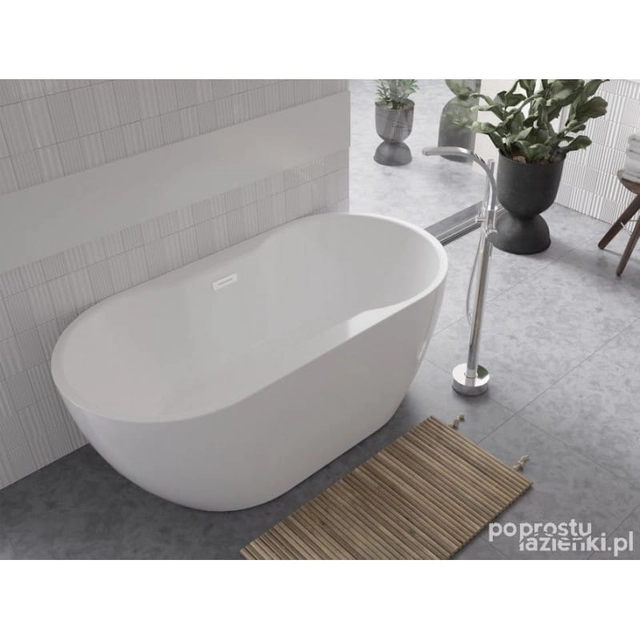 BESCO Navia bathtub, 150x80cm chrome + graphite covers