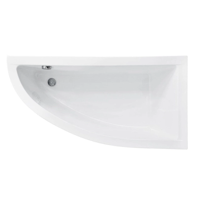 Besco Praktika asymmetric bathtub 150x70 right - ADDITIONALLY 5% DISCOUNT FOR CODE BESCO5