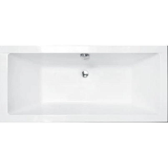 Besco Quadro Slim rectangular bathtub 180 x 80 cm - ADDITIONALLY 5% DISCOUNT FOR CODE BESCO5
