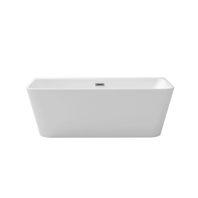 Besco Varya Freestanding Bathtub 150 + siphon cover with white overflow - additional 5% DISCOUNT with code BESCO5