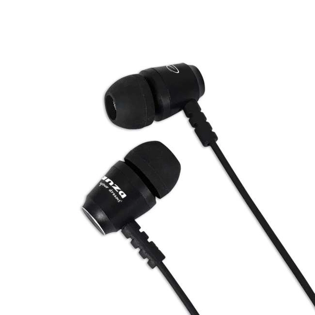 Esperanza metal earphones with microphone eh205 black