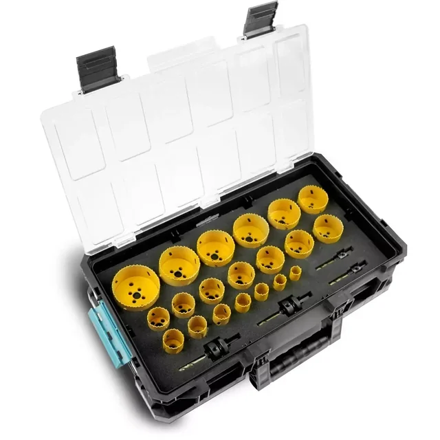 BI-METAL HOLE SAWS SET 20-83MM IN SAS CASE