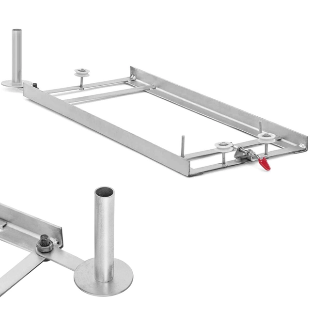 Biavlertrådstrammer til rammer STÅL 700 x 260 x 75 mm