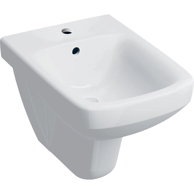 Bidet wiszący Selnova Square B35 cm, H35.5 cm, T53 cm, z przelewem, z otworem na baterię