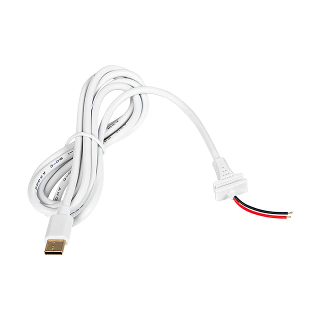 Biely nabíjací kábel USB-C