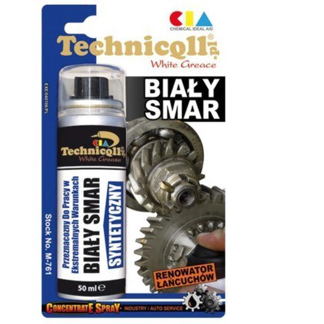 BIELY TUK PRE REŤAZE LOŽISKOV TECHNICQLL 50ML