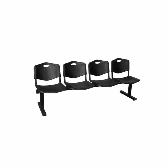 Bienservida Waiting Room Bench P&amp;C AI4ESNE Black