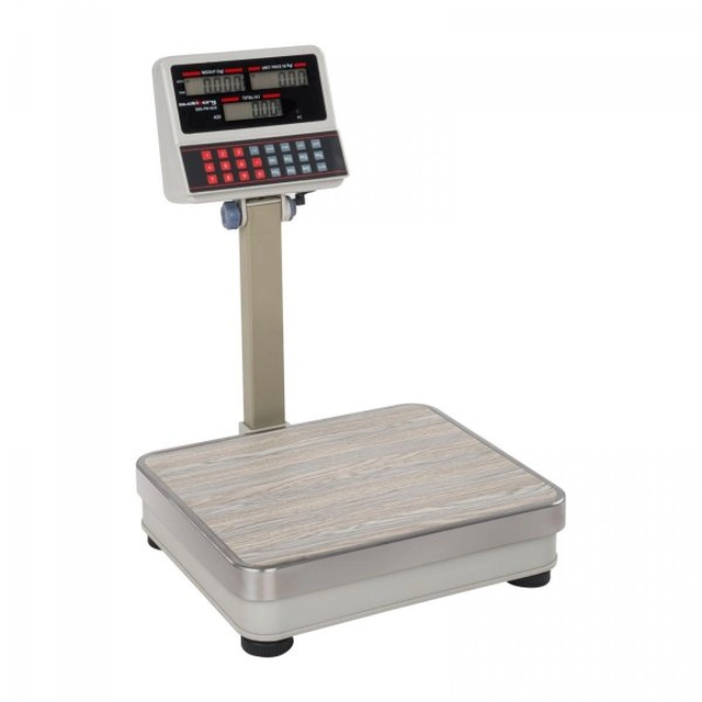 Bilancia commerciale Steinberg Systems SBS-PW-100/10 100kg divisione 10g LCD bianco STEINBERG 10030111 SBS-PW-100/10