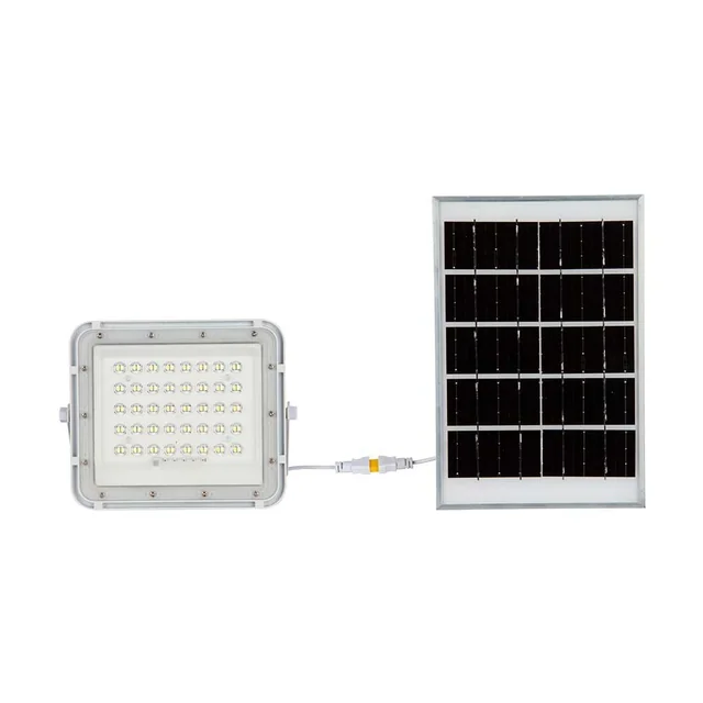 Bílé solární světlomety – 10W – IP65 – 800 Lumeny – 4000K