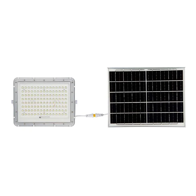 Bílé solární světlomety – 20W – IP65 – 1800 Lumeny – 6400K