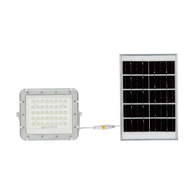 Bílé solární světlomety – 6W – IP65 – 400 Lumeny – 6400K