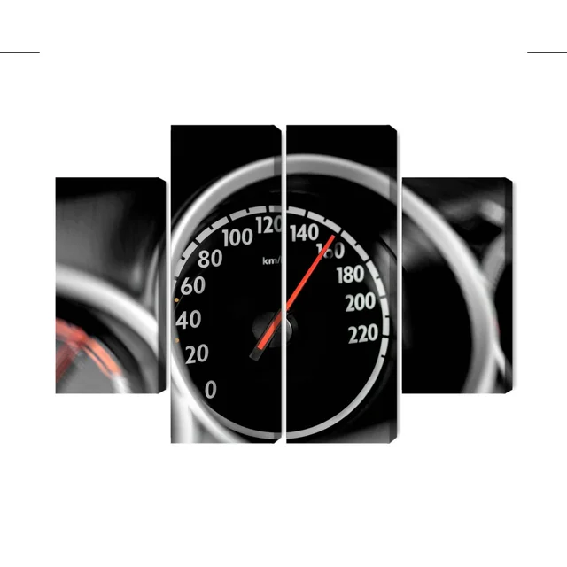 Billede af et Multi-Part Car Speedometer