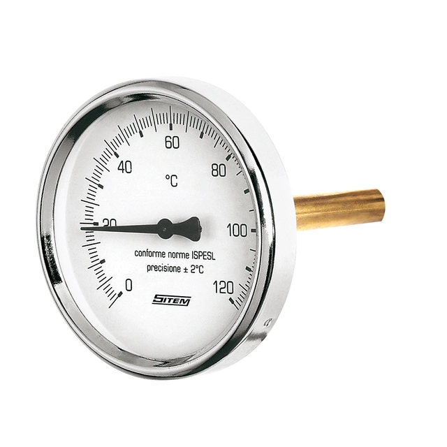 Bimetal thermometer 1/2 "63 mm - well 100 mm 16TA6312010