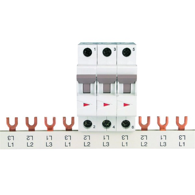 Binario per il collegamento di dispositivi modulari Z-GV-10/1P-1TE