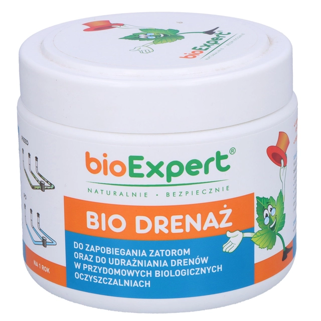 BIO DRAINAGE βιολογικό παρασκεύασμα250g κατά της απόφραξης αποχετεύσεων και φρεατίων