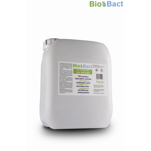 BioBACT DISINFECTIVE HAND GEL 5 L
