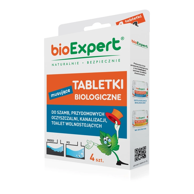 Biologické tablety 4 ks pre septiky a domové čističky odpadových vôd