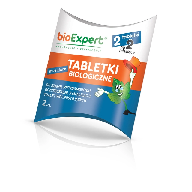 Biologiske tabletter 2 stk til septiktanke og husholdningsrensningsanlæg