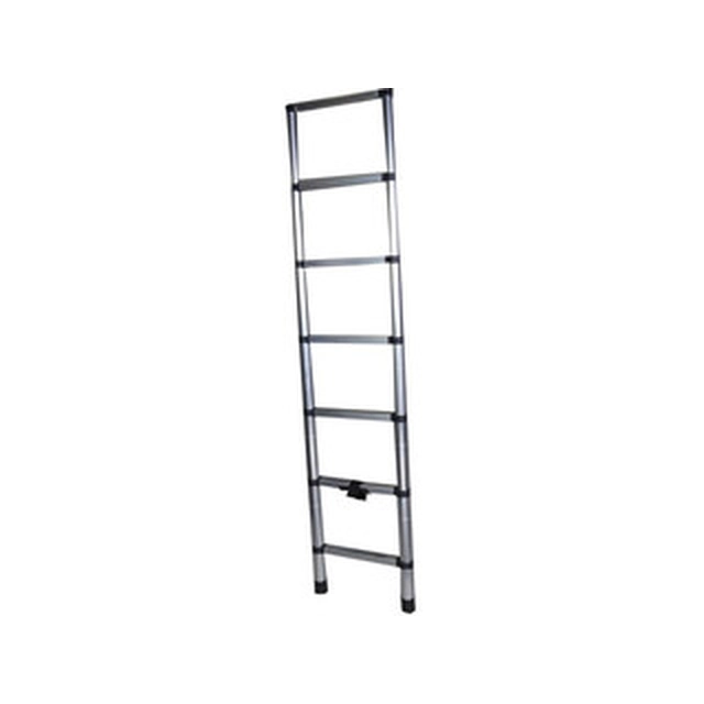 Bisonte telescopic support ladder 7 degree | 2 m | Aluminum